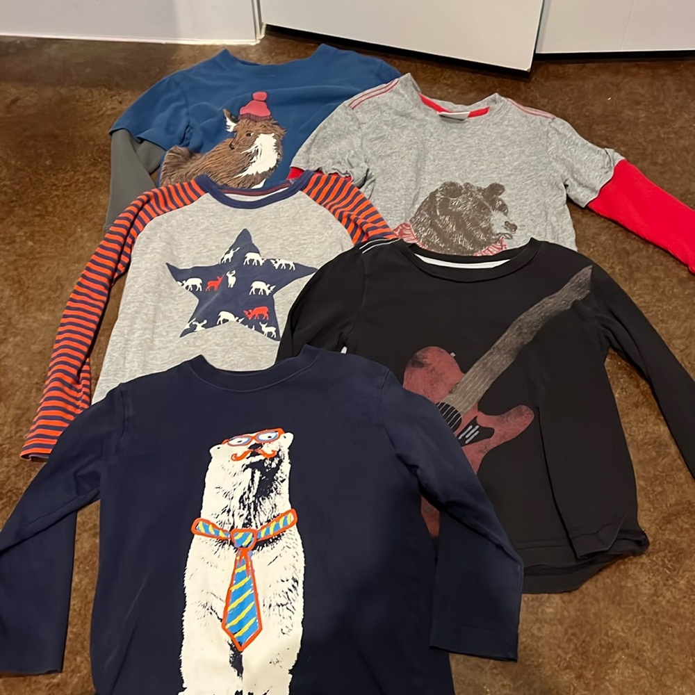 4/5T Long Sleeve Tees